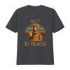 Alf Alien No Problem Vintage T Shirt Funny For Unisex And Unisex Vintage Stylish Homme Breathable Designer Clothes