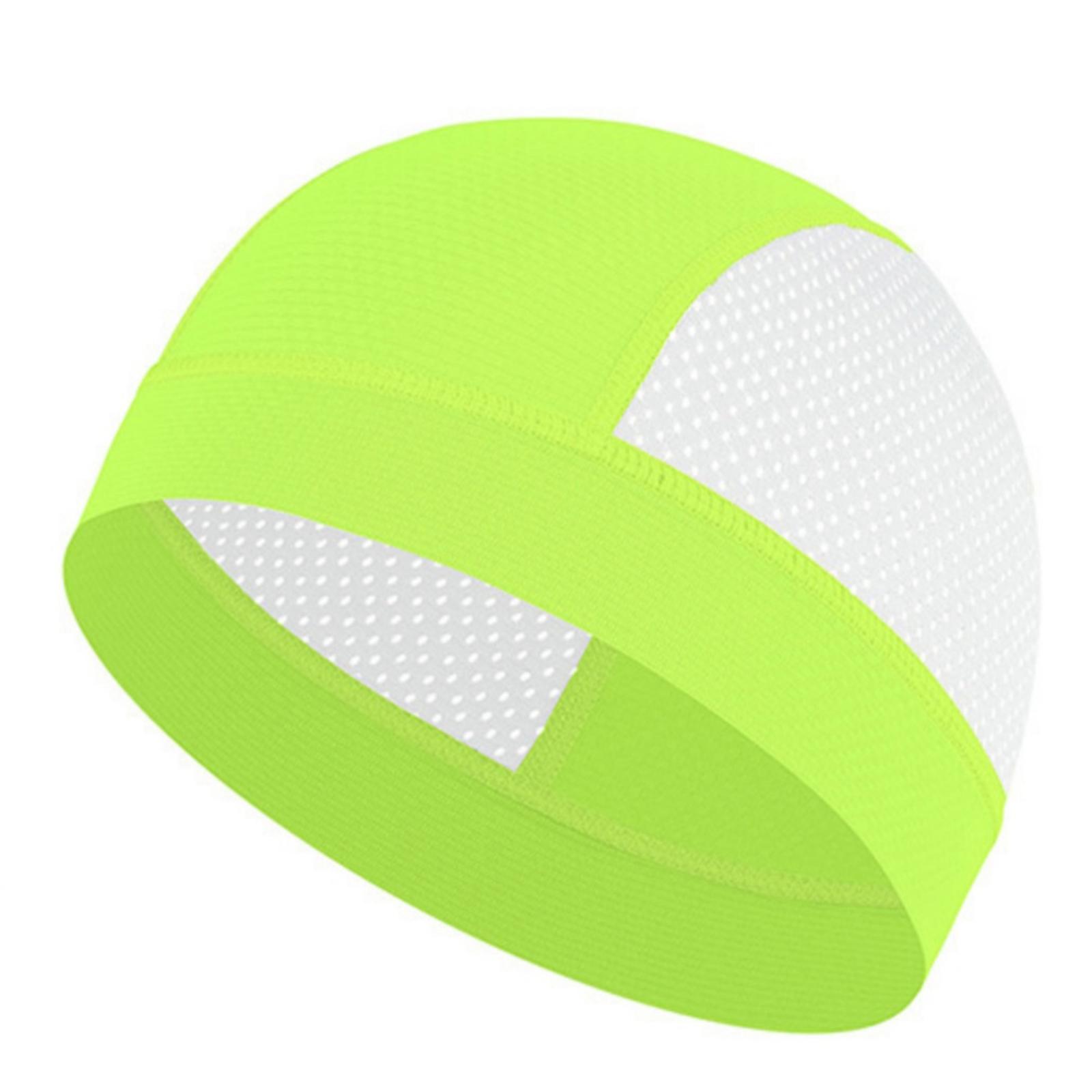 Unisex Cycling Helmet Liner Cap Breathable Quick Dry Sweat Absorption Lightweight Head Cover for Outdoor Sports and Sun Protection one size