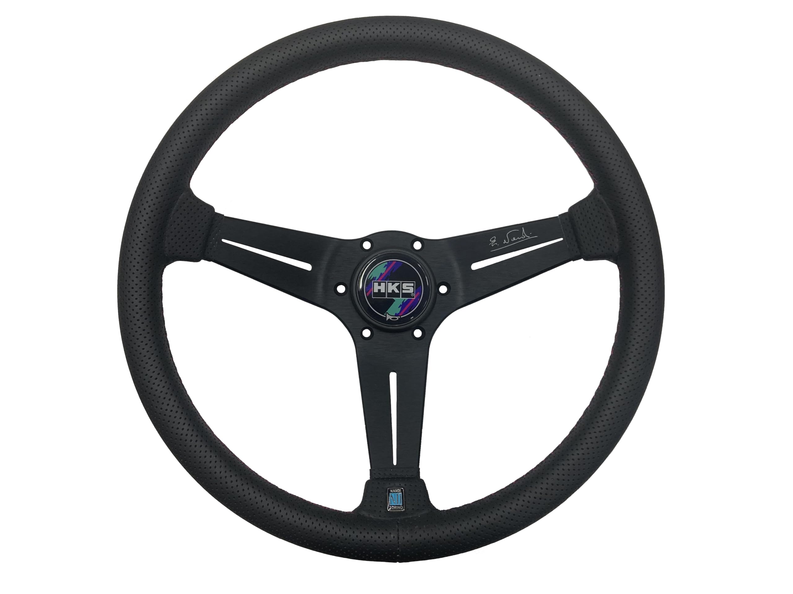 

HKS NARDI Collaboration Steering Wheel, 340mm, Perforated Leather, Deep Cone Type, 51007-AK668