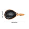 Wooden Handle Fly Fishing Landing Net Soft Rubber Mesh Catch and Release Net Floating Fishing Net Outdoor Fishing Accessories