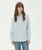 Lady Volume Standard Line Basic Shirt_Sky Blue