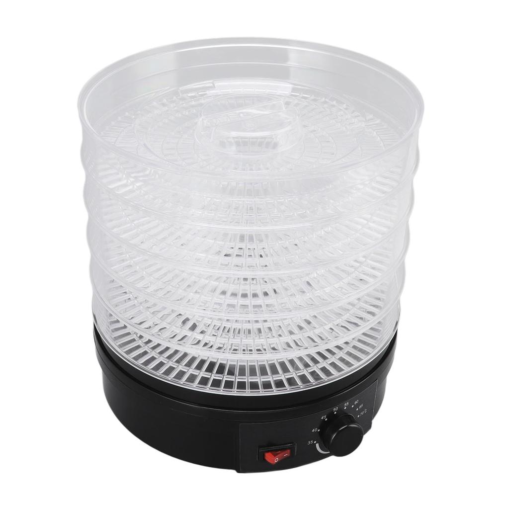 Food Dehydrator Black ABS Fruit Vegetables Meat Touch Control Food Air Dryer for Home
