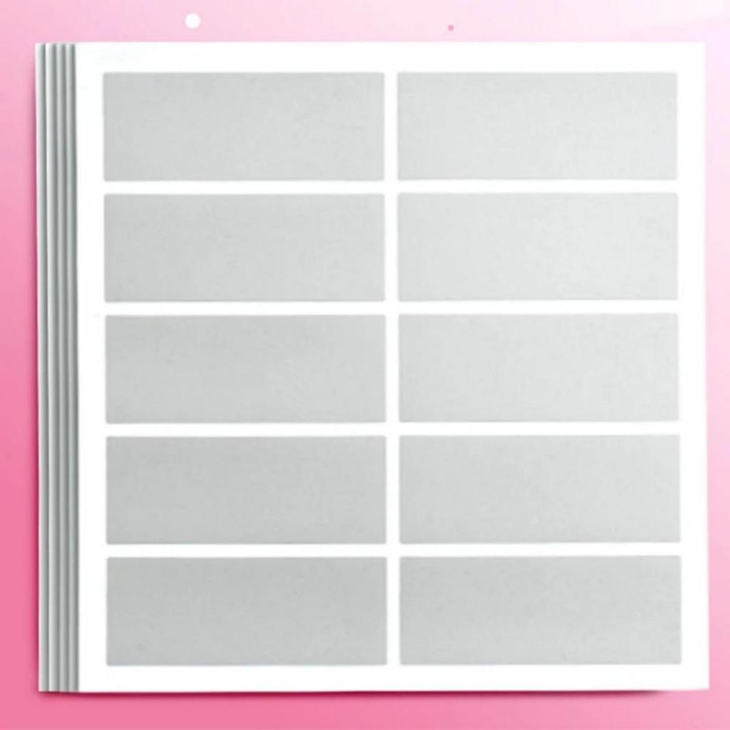 5 Sheets Scratch Card Stickers Toy Scratch Tool Labels Surprise Self-adhesive Note Paper Rectangular DIY Gift Decorations