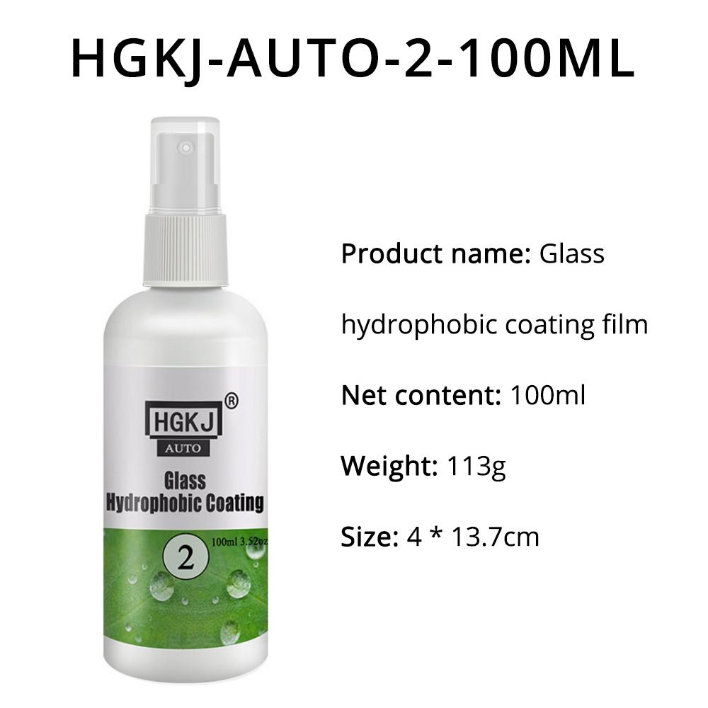 Vysoce kvalitní péče o auto 20ml/100ml Přípravek proti dešti na sklo auta Nano hydrofobní povlak na sklo auta Automobilové čištění auta