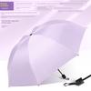 Large Thickened Windproof Reinforced Umbrella for Heavy Rain with Logo, Foldable Dual-Use Black Coating for Sun Protection and Uv Protection