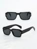 1Pc Women's Retro Fashion Square Black Sunglasses Are Perfect for Daily Wear, Holiday Travel, and Outdoor Use