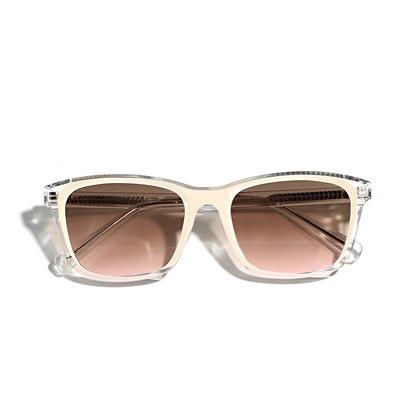 Square Glasses Transparent Light Sunglasses Men'S Plain Sunglasses Women