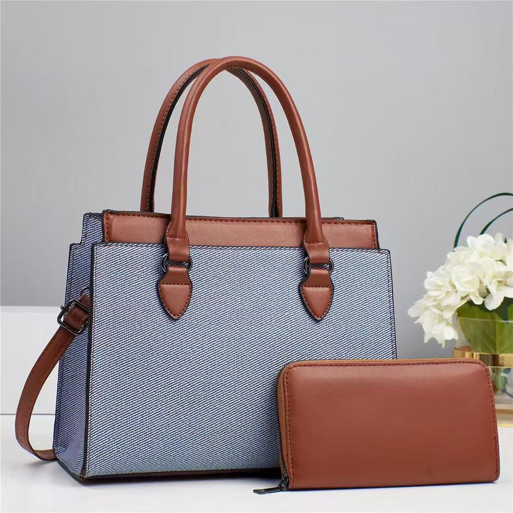 Contrasting Colors New Shoulder Women's Bag Commuter Simple Fashion Versatile Portable Oblique Span Bag