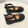 Zapatos de Baile para Niñas y Bailarinas de Princesa Zapatos de Cuero para Niños para Actuaciones, Zapatos de Suela Blanda de Boca Baja para Niños Pequeños y Jóvenes