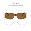 Women's glasses fashion new one-piece metal cycling sunglasses, cross-border European and American ins Xiaohongshu personalized high-end sunglasses