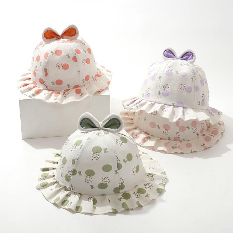 Baby Summer Sun Hat With Wide Brim Cotton Sun Protection For Toddler Girls And Boys