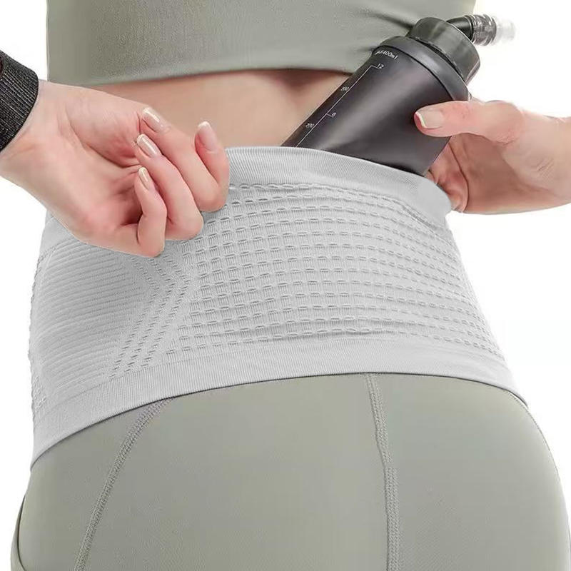 Multifunctional Knit Breathable Concealed Waist Bag Adjustable Running Belt Running Waist Pack with Large Capacity Running Waist Packs