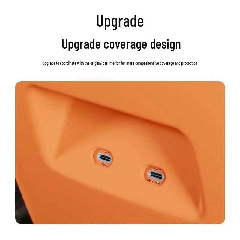 26-Model AITO M7 Rear Seat Kick Mats & Air Conditioning Cover for Second-Row Protection