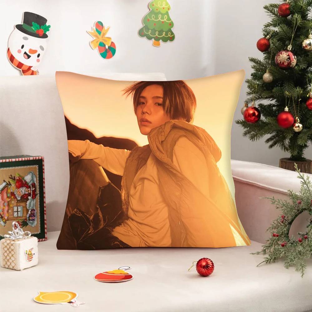 1PC Popular Korea Kpop Band R-Riize Pillow Case Square Bedroom Sofa Leisure Comfort Cushion Car Home Decoration