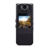 Action Camera 4K HD Portable 1.3in Screen 180 Degree Rotatable with Back Clamp for Cycling Sport WiFi Transmit