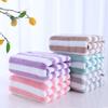 Simple Stripes Absorbent Quick Drying Bath Towel Sets Soft Adults Face Hand Towels Bathroom Microfiber Swim Bath Towels 35x75cm