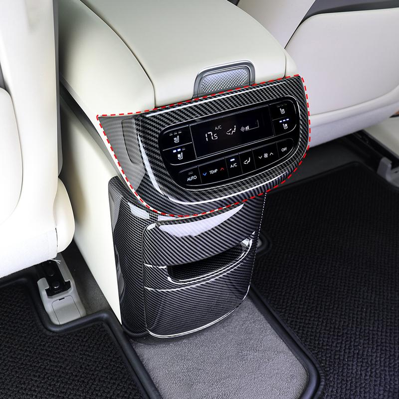 For Hyundai IONIQ 9 2026 LHD/RHD Car Rear Seat Air Vent Frame Cover Anti-Kick Rear Air Outlet Trim Panel Interior Accessories