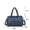 Luxury Space Pad Cotton Handbag Large Capacity Shoulder Bag Waterproof Nylon Bag Travel Down Crossbody Bag