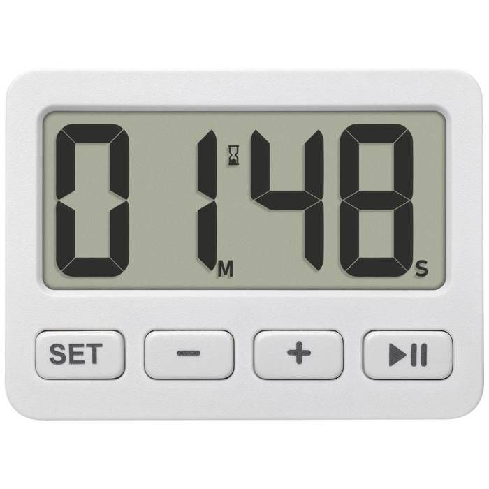 Tfa dostmann 60.2036.02 à quartz réveil blanc heures de réveil 1 1 minuterie