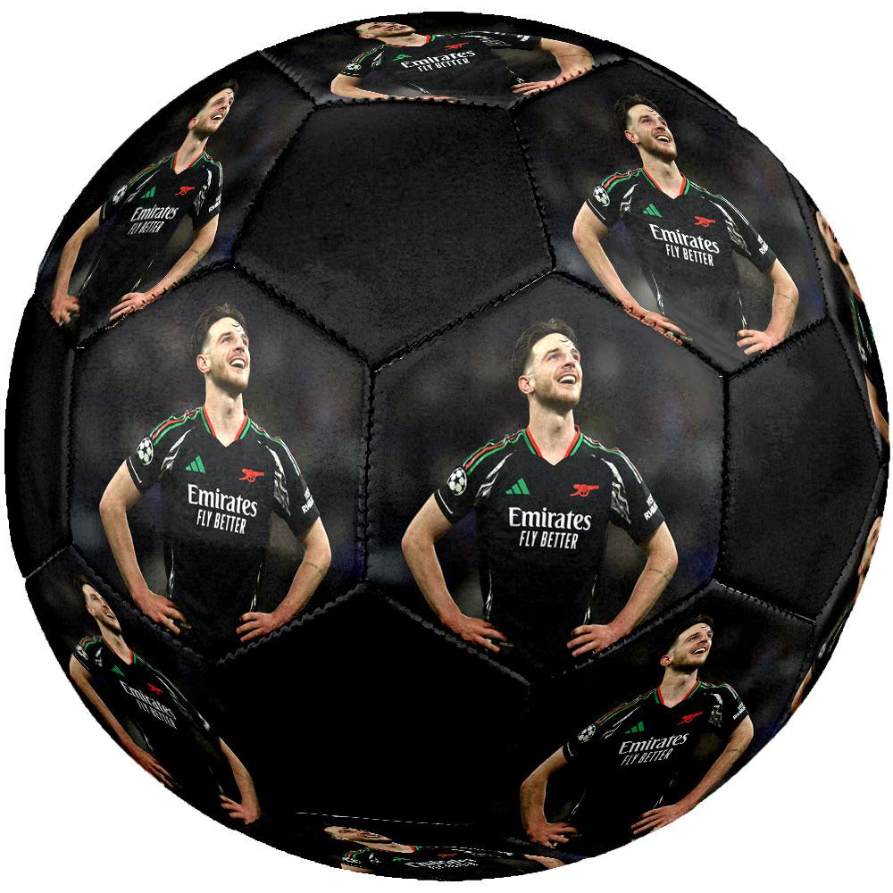 Declan Rice size5 Soccer Ball, colorful, suitable for all ages, machine-stitched, PVC material, competition grade,durable and high bounce