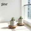 Stable Plant Dolly for Farm Round Wood Caddy with Wheels Heavy Duty Rolling Stand Stoneware Vat Mover Lawn Casters Movable Flower Pot Indoor Outdoor
