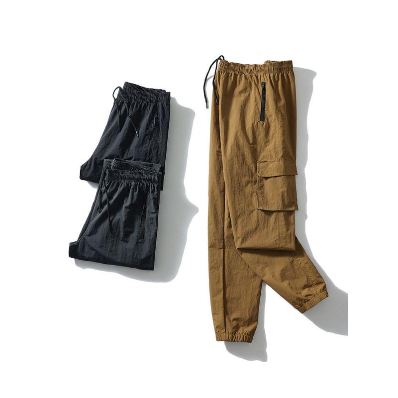 Mountain Outdoor Functional Quick-Drying Ankle-tied Overalls Men's Summer Thin Sports Pants Foreign Trade Men's Casual Trousers