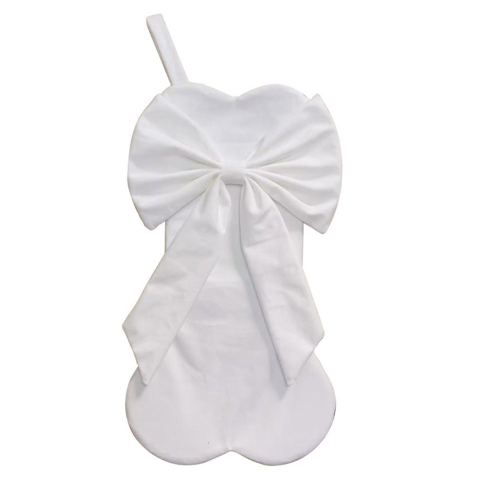 Bone Shape Christmas Gift Bag Home Decoration Hanging Sock Ornaments New Year
