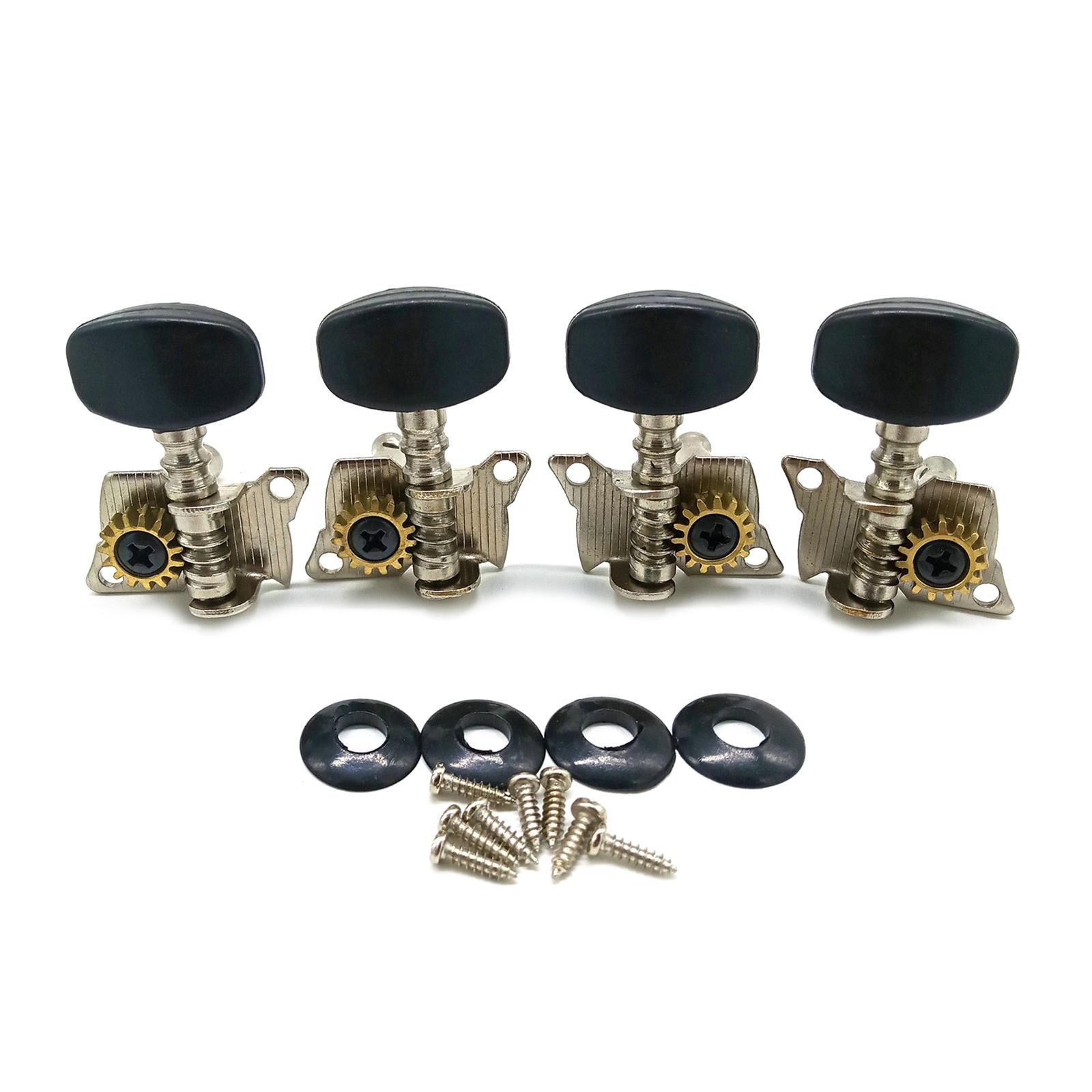 

Стальной штифт Гитара Укулеле 4 струны Колки для настройки Намоточные комплекты Короткий размер 2R и 2L Гитара Колковая механика Гитара Колки для настройки