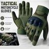 Tactical Motorcycle Gloves Finger Touchscreen Design Army Green Breathable Grip Outdoor Riding Sports 6