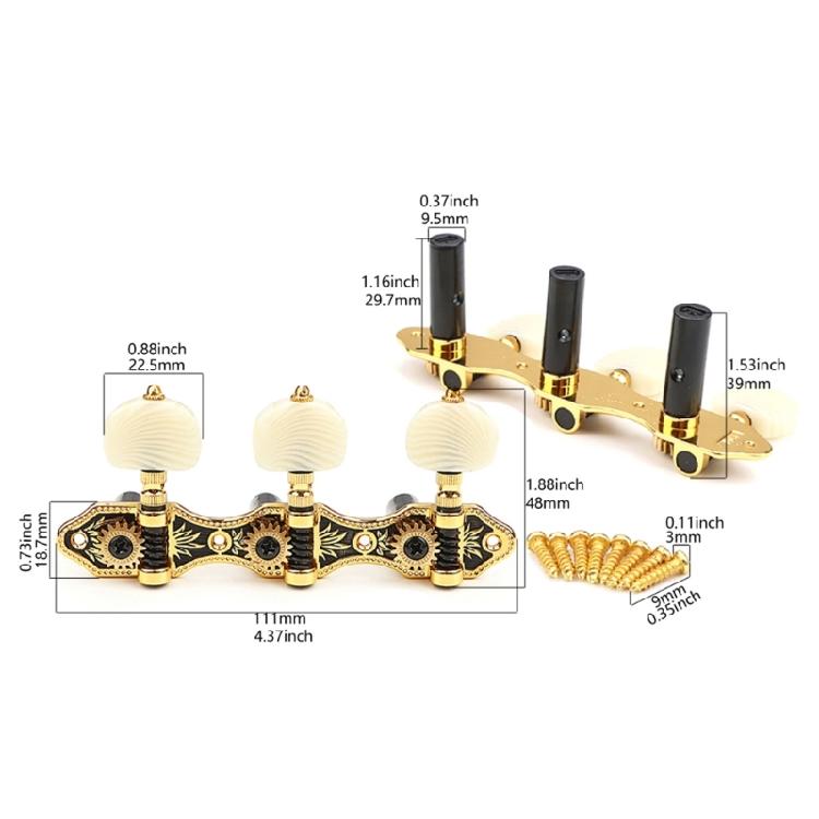 Guitar Tuning Pegs Machine Heads Tuners Tuning Peg Tuning Key Pegs for Guitars
