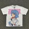 Neon Genesis Evangelion Anime Ayanami Printed Tshirt Unisexs And Womens Tshirt Unisexs Top Sports Tshirt Unisexs Tshirt Summer