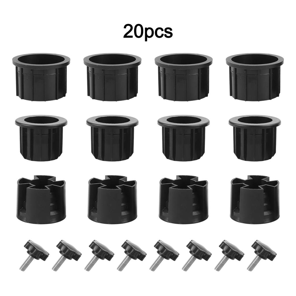 16/20PCS Stainless Steel Parasol Accessories Outdoor Parasol Umbrella Base Replacement Eyelet Cover Parts Garden