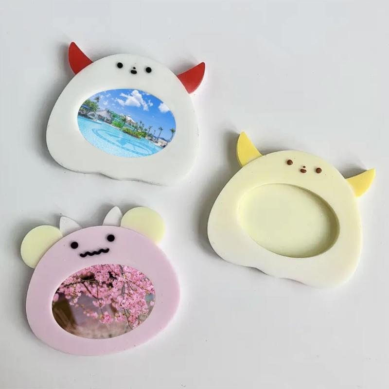Photo Frame Silicone Mold Little Monster Ornament Epoxy Resin Mould for DIY Epoxy Resin Mold Craft Table Home Decoration