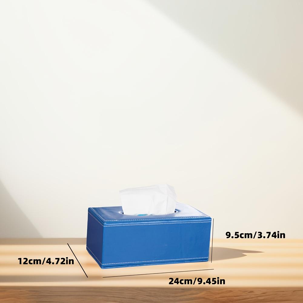 Držák na box na papírové kapesníky z umělé kůže, obdélníkový stolní úložný box pro domácí dekoraci - vhodný do kuchyně, ložnice, obývacího pokoje, jídelny