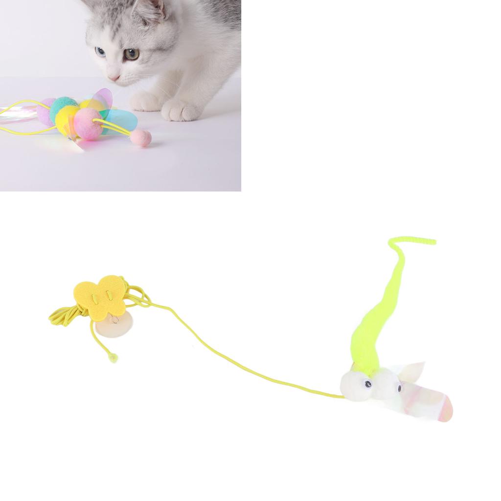 Hanging Door Cat Toy Hook Design Reduce Loneliness Jump Exercise Interactive Cat Toys Stretchy Rope