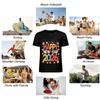 2026 Happy New Year Print Casual Unisex Knit Top Pure Cotton T-shirt