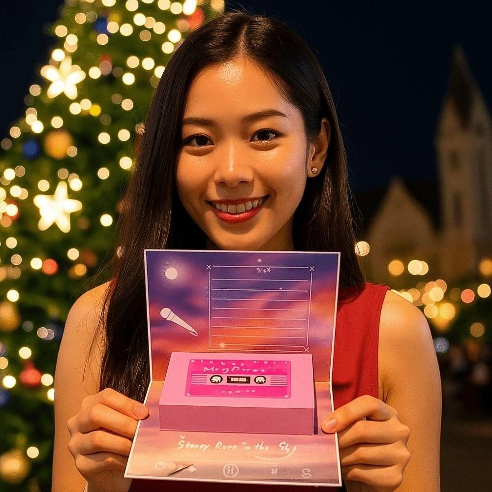 30 Seconds Recorder Greetings Card Button Batteries Confession of Love Artifact  Couple