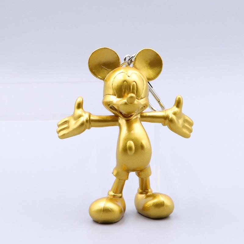 Cute Doll Anime Mickey Pluto Mickey Cartoon Car Keychain Backpack Decoration Pendant Christmas Toy Gift