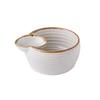 Ceramic Divided Snack Bowl Vintage Salad Bowl Tableware Single Ear Dipping Bowl  Home Dining