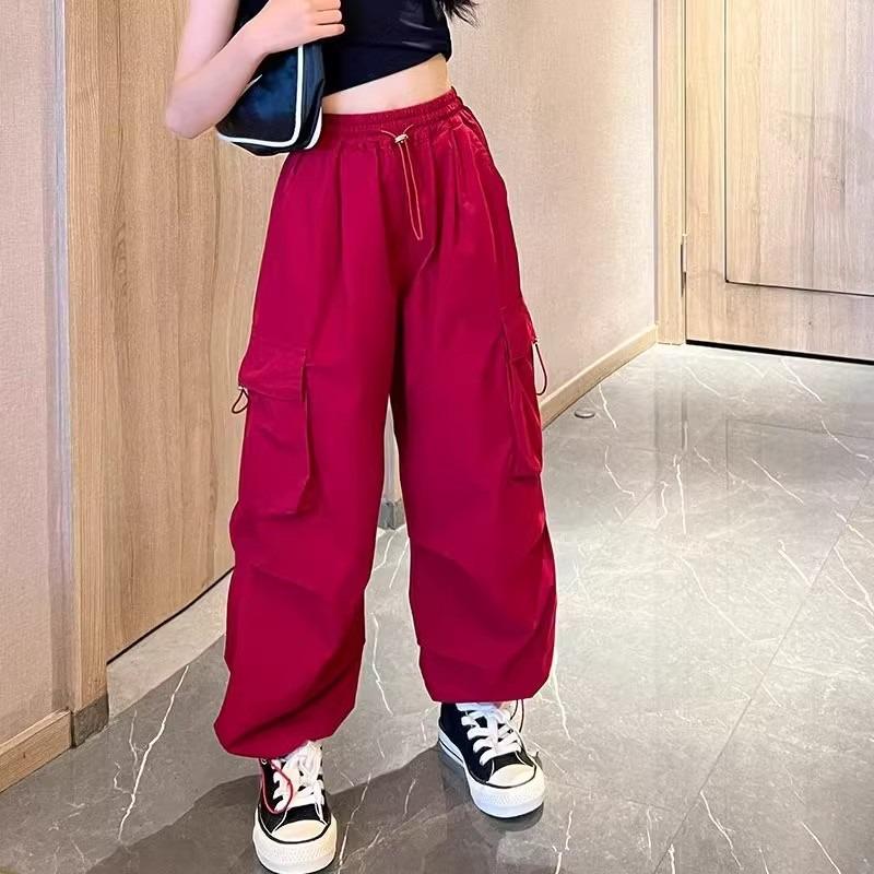 Girls' Quick-Dry Summer Wide-Leg Pants: Trendy, Cool, Mosquito-Proof Streetwear for Dancing