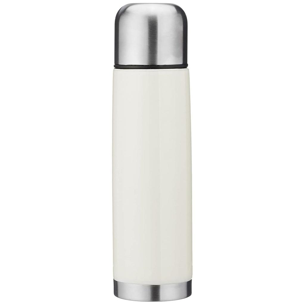 Stainless Steel Insulated 24 Hours Hot or Cold Bottle Thermos Flask, 750 ml, Off White