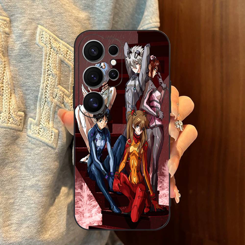 Hot Anime E-Evangelions Phone Case For Samsung S 24 Fe 25 Ultra Plus 20 Lite 21 30 22 23 24 22 Ultra 5G Fundas
