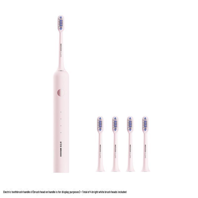 

Adult Soft Bristle Sonic Vibration Electric Toothbrush with USB Charging