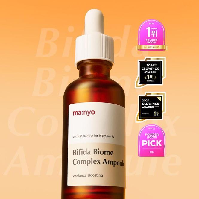 Manyo Bifida Biome Complex Ampoule 30ml – Sérum Coréen Anti-Âge aux Probiotiques & Acide Hyaluronique