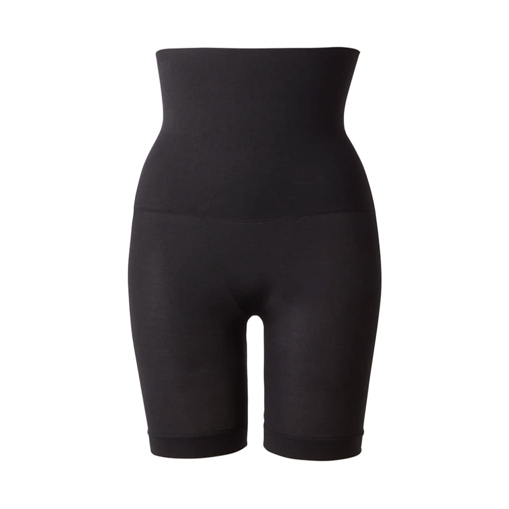 

Gunze RZ1163 RIZAP Short Leggings for LL Women, Black, чорний