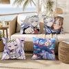 Oguri Cap Tamamo Cross Umamusume Pretty Derby Pillow Case for Sofa Living Room Home office Decor Protective Cover