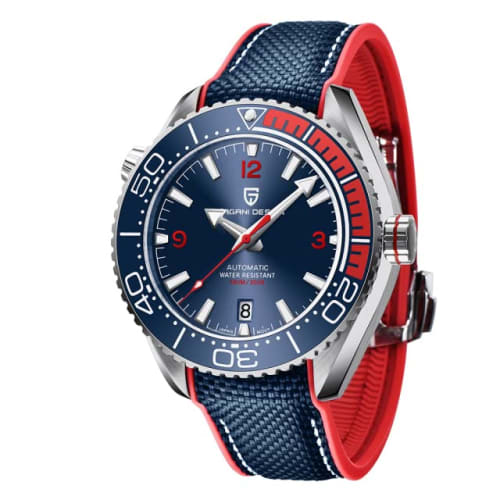 

Мужские часы Pagani Design, японский механизм Seiko NH35, автоматические механические часы Seamaster с корпусом, водонепроницаемые деловые часы, сталь