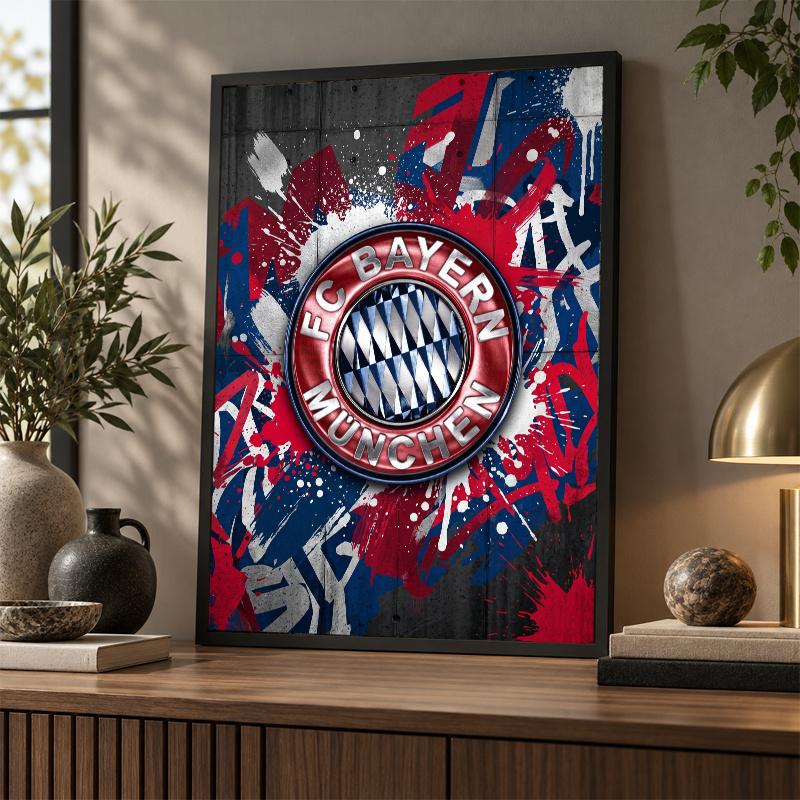 Bayern Munich Diamond Painting Kit 5D Full Drill DIY Diamond Mosaic Wall Art Home Decor