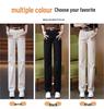 Women's High Waist Elastic Straight Leg Jeans - 2025 Spring/Autumn Collection: Versatile, Casual, Loose Fit, Slimming, Narrow/Wide Leg Options