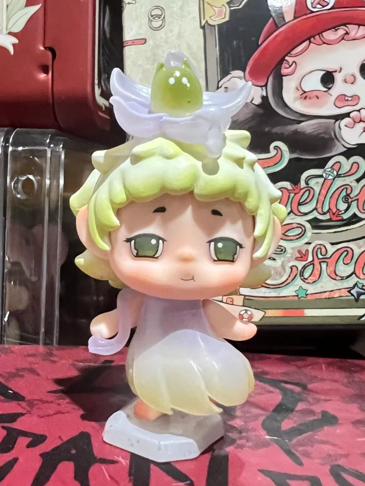 Heyone New Mini Lost Time Town Series Mini Cute Beans Trendy Action Figures Collectible Model Surprise Toy For Kids Adults Children's Birthday Gift